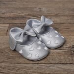 Magic Prewalker Baby Girls' First Walkers Shoes - Cute Ballet Princess Design With Heart Embroidery & Bow Decor, Non-Slip Closure, Breathable, Soft Fabric Lining For Spring & Autumn (White/Black/Red/Pink) - Image 17