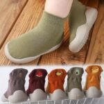 Baby Sock Shoes Breathable Non-Slip Comfortable Slip-On Walking Sneakers For Boys & Girls, All-Season Indoor/Outdoor Use, Knit Fabric With Rubber Sole Cartoon Design, Kids Toddler Shoes - Image 2
