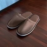 Popular Choice 1 Pair Men'S Casual Slippers - Solid Color, All-Season Indoor Shoes With Round Toe, Faux-Suede Upper, Eva Sole, Non-Slip Slip-On Design For Hotel And Home Use - Image 6