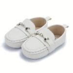 Casual Solid Color Slip On Sneakers For Baby Boys, Lightweight Non-Slip Walking Shoes For Spring And Autumn - Image 2