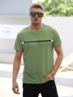 Paris Theme Pattern Print Men'S Comfy T-Shirt, Graphic Tee Men'S Summer Clothes, Men'S Outfits - Image 9