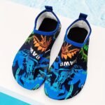 Toddler Boys Dinosaur Beach Shoes Wading Shoes Lightweight Quick Drying Water Shoes Black Beach Swimming Little Kids Lightweight Water Shoes Swimming Surfing Summer Fun Upstream Stream Shoes Blue Big Kid - Image 12