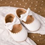 Infant Baby Girls Mary Jane Flats, Soft Sole Princess Dress Shoes Crib Shoes First Walker Shoes - Image 2