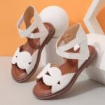 Trendy Breathable Open Toe Sandals For Girls, Lightweight Comfortable Anti Slip Sandals For Indoor Outdoor Beach, Spring Summer Fall - Image 2