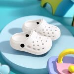 Boy'S Trendy Hollow Out Solid Clogs, Comfy Non Slip Casual Slippers For Kids Outdoor Beach Walking, Shower - Image 17