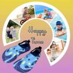 Youngsters' Lightweight Slip-On Swim Shoes - Quick-Dry Beach Water Shoes With Cartoon Whale & Designs, Soft Fabric & Tpr Sole For Outdoor Swimming, Pool, Lake, Beach, And Light Beige-Friendly Comfort - Image 8