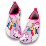 Girls Quick-Drying Non-Slip Water Shoes, Lightweight Slip-On Beach Aqua Socks, Summer - Image 12