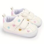 Fashionable Little Love Breathable Soft Sole Non-Slip Baby Shoes Newborn Cute Flat Comfortable Toddler Sneakers 0-18 Months - Image 3