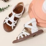 Pair Of Fashionable And Cute Girls' Sandals With Pu Soft Bottom, Princess Shoes For Summer, Open-Toe Beach Shoes Suitable For Various Outdoor Activities - Image 3
