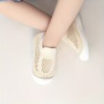 A Pair Of Fashionable Breathable Mesh Solid Color Baby Walking Shoes, New Summer 2025 Style With Soft Anti-Slip Sole, 0-24 Months Slip On Toddler Training Shoes In Multiple Colors, Slipon Convenience, Breathable Mesh Design, Soft Fabric Lining, Durable Rubber Sole, Parents Shopping, New Walkers - Image 6