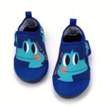 Cute Cartoon Toddler Water Shoes With Closure - Lightweight Quick-Dry Breathable Fabric & Non-Slip Tpr Sole For Beach, Pool, Outdoor Summer Activities - Pink Girls & Boys Aqua Socks, Beach Wear | Fun Pattern Footwear | Adjustable Strap Footwear, High Quality Shoes - Image 9