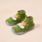 Baby First Walkers Slip-On Socks Shoes - Soft Rubber Sole, Cute Cartoon Animal & Food Patterns, Breathable Fabric Upper, All-Season Indoor Toddler Shoes For 0-4 Years, Baby Shoes, Indoor Youngsters Footwear, Playful Youngsters Design, Flexible Youngsters Footwear - Image 7