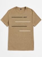 Legendary Text Pattern Print Men'S Best-Selling New Casual And Versatile Comfortable And Lightweight Colorful T-Shirt - Image 8