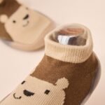Baby First Walkers Slip-On Socks Shoes - Soft Rubber Sole, Cute Cartoon Animal & Food Patterns, Breathable Fabric Upper, All-Season Indoor Toddler Shoes For 0-4 Years, Baby Shoes, Indoor Youngsters Footwear, Playful Youngsters Design, Flexible Youngsters Footwear - Image 8