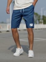 Men'S Slim Fit Shorts With Pockets For Summer Outdoor, Casual Letter Print Slightly Stretch Drawstring Graphic Clothes - Image 7