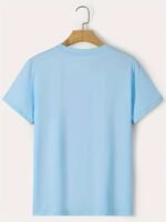 Lheurystic Men'S White Athletic T-Shirt With Neon Pink & Cyan Splatter Paint Design, X-Out Graphic & Black Splatter - Breathable Stretch Fabric, Round Neck Short Sleeve Gym Shirt For Workouts, Casual & Casual Attire - Machine Washable Regular Fit - Image 6