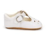 Lively & Cheerful Baby Girls Mary Jane Shoes Cute Wedding Dress Crib Shoes Prewalker Shoes - Image 4