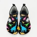 Toddler Boys Dinosaur Beach Shoes Wading Shoes Lightweight Quick Drying Water Shoes Black Beach Swimming Little Kids Lightweight Water Shoes Swimming Surfing Summer Fun Upstream Stream Shoes Blue Big Kid - Image 9