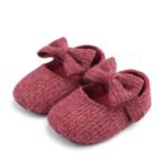 Baby Girls Shoes, Soft Sole, Princess, Slip-On, Stripes, Fabric Upper, Synthetic Inner, Cloth Insole, Fabric Sole, For 0-12 Months, All-Season, Christenin - Image 6