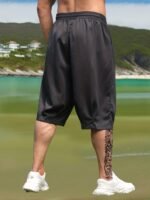 Plus Size Men'S Solid Casual Fashion Capris Pants For Spring/Autumn, Men'S Clothing - Image 10