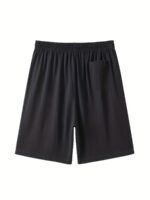 Men'S Plus Size Navy Blue Shorts - Breathable, Loose Fit, Five-Pocket, Casual & Sporty Style, Regular Fit, Casual Wear|Casual Style|Stretchable Fabric - Image 7