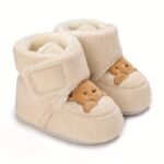Cute Cartoon Comfortable Boots For Baby Boys, Soft Warm Plus Fleece Boots For Indoor Walking, Autumn And Winter - Image 5