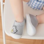 Adorable Bear Design Slip-On Sneakers For Babies & Toddlers - Lightweight, Breathable Mesh Fabric With Rubber Sole, Soft & Comfortable Low-Top Shoes For Boys & Girls, Baby Walking Shoes | Breathable Toddler Socks | Rubber Sole Shoes, Toddler Shoes - Image 2
