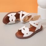 Trendy Breathable Open Toe Sandals For Girls, Lightweight Comfortable Anti Slip Sandals For Indoor Outdoor Beach, Spring Summer Fall - Image 5