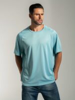 Plus Size Men'S Solid T-Shirt, Casual Comfy Crew Neck Short Sleeve Tee For Summer Outdoor, Men'S Clothing - Image 8