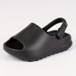 Toddler Baby Girls Open-Toed Sandals, Solid Color Soft-Soled Non-Slip Slides - Image 15