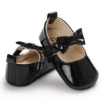 Baby Girls Cute Bow Tie Decored Slip On Mary Jane Shoes, Toddlers Outdoor Walking Shoes - Image 7