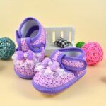 Cute Bowknot Polka Dot Sneakers For Baby Girls, Lightweight Non Slip Shoes For Indoor Outdoor Walking, Spring And Autumn - Image 2