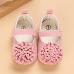 Cute Flower Decor Princess Shoes For Girls, Soft Sole Comfortable First Walking Baby Toddler 0-1 Years Spring/Autumn, Shoes, Toddler Dress Shoes, Toddler Slippers, White Shoes, Dress Shoes, Flat Shoes For Toddler, Toddler Special Occasion White Shoes, Shoes Toddler, Toddler Golden Shoes, First Steps, Stylish Footwear, Floral Embroidery Shoes, Handcrafted Toddler Footwear, Breathable Fabric Shoes, Toddler Slipon Shoes, Baby Shower Gift, Firsttime Parents - Image 10