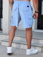 Plus Size Men'S Solid Cargo Shorts With Pocket For Workout/Outdoor, Men'S Clothing - Image 7