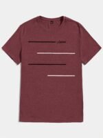 Legendary Text Pattern Print Men'S Best-Selling New Casual And Versatile Comfortable And Lightweight Colorful T-Shirt - Image 7