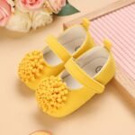Cute Flower Decor Princess Shoes For Girls, Soft Sole Comfortable First Walking Baby Toddler 0-1 Years Spring/Autumn, Shoes, Toddler Dress Shoes, Toddler Slippers, White Shoes, Dress Shoes, Flat Shoes For Toddler, Toddler Special Occasion White Shoes, Shoes Toddler, Toddler Golden Shoes, First Steps, Stylish Footwear, Floral Embroidery Shoes, Handcrafted Toddler Footwear, Breathable Fabric Shoes, Toddler Slipon Shoes, Baby Shower Gift, Firsttime Parents - Image 7