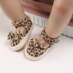 Casual Leopard Comfortable Sneakers For Baby Girls, Lightweight Non Slip Shoes For Indoor Outdoor Walking - Spring Fall - Image 10