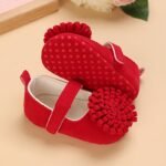 Cute Flower Decor Princess Shoes For Girls, Soft Sole Comfortable First Walking Baby Toddler 0-1 Years Spring/Autumn, Shoes, Toddler Dress Shoes, Toddler Slippers, White Shoes, Dress Shoes, Flat Shoes For Toddler, Toddler Special Occasion White Shoes, Shoes Toddler, Toddler Golden Shoes, First Steps, Stylish Footwear, Floral Embroidery Shoes, Handcrafted Toddler Footwear, Breathable Fabric Shoes, Toddler Slipon Shoes, Baby Shower Gift, Firsttime Parents - Image 11