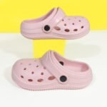 Boys' All-Season Soft Eva Clog Slippers - Slip- Arch & Breathable Round-Toe Design, Lightweight Indoor/ Shoes With Cushioned Insole, Multi-Color Options (, , White, Black, Navy, Brown) For Home, Play & Casual Attire - Ideal For Kids' Casual & Formal Events - Image 15