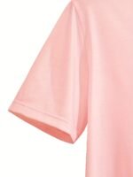 Landscape Painting Pattern Men'S T-Shirt, Creative Streetwear, Comfy Chic Casual Top, Plus Size Men Clothing - Image 4