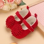 Cute Flower Decor Princess Shoes For Girls, Soft Sole Comfortable First Walking Baby Toddler 0-1 Years Spring/Autumn, Shoes, Toddler Dress Shoes, Toddler Slippers, White Shoes, Dress Shoes, Flat Shoes For Toddler, Toddler Special Occasion White Shoes, Shoes Toddler, Toddler Golden Shoes, First Steps, Stylish Footwear, Floral Embroidery Shoes, Handcrafted Toddler Footwear, Breathable Fabric Shoes, Toddler Slipon Shoes, Baby Shower Gift, Firsttime Parents - Image 5