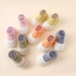 Boys Girls Knitted Breathable Lightweight Slip-On Casual Walking Shoes, Sock Shoes, Spring And Summer - Image 4