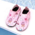 Cute Cartoon Toddler Water Shoes With Closure - Lightweight Quick-Dry Breathable Fabric & Non-Slip Tpr Sole For Beach, Pool, Outdoor Summer Activities - Pink Girls & Boys Aqua Socks, Beach Wear | Fun Pattern Footwear | Adjustable Strap Footwear, High Quality Shoes - Image 10