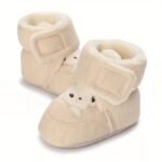 Cute Cartoon Comfortable Boots For Baby Boys, Soft Warm Plus Fleece Boots For Indoor Walking, Autumn And Winter - Image 12