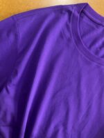 Abemetter Men'S Solid Purple 100% Cotton Crew Neck T-Shirt - Heavyweight 200 Gsm, Soft Breathable Short Sleeve Casual & Formal Wear, All-Season Comfort, Vibrant Purple Color For Daily Use & Vacation Resorts - Versatile Everyday Essential (Hand Wash/Dry Clean) - Ideal For Parties & Business Casual - Minimalist Plain Tee With Regular Fit, Smooth Texture, And Timeless Design In Solid Purple Shade - Image 11