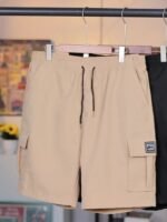 Men'S Solid Cargo Shorts For Summer Outdoor Sports - Image 11