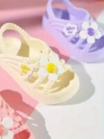 Chic Floral Princess Sandals For Girls - Comfy, Slip-On Beach Shoes With Eva Sole - Perfect Christmas Gift - Image 7