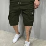 Men'S Cargo Shorts Pants Outdoor Hiking Multi-Pocket Utility Shorts, Casual Style, For Summer Hiking Cycling