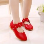 Girls' Floral Flat Shoes, Cute And Gentle Style, Elegant Dance Shoes, Casual Versatile - Image 3