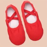 Back-To-School Gift Girls' Dance Shoes, All-Season Soft Sole Ballet Flats For Boys And Kids, Breathable Yoga Practice Shoes With Genuine Leather Soles, Non-Slip - Image 7